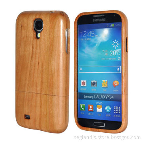 Protection Cover in Wooden Pattern, Suitable for Samsung Galaxy S4